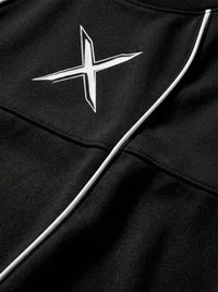 Oversized Raglan Training T-Shirt — Fabric and Logo Detail | Generated by Modelize