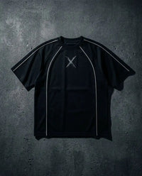 Raglan t-shirt — Oversized Silhouette Flat Lay | Generated by Modelize