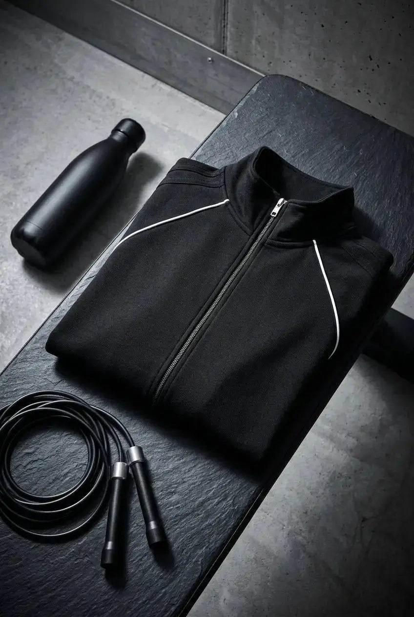 Track jacket — Performance Still Life | Generated by Modelize