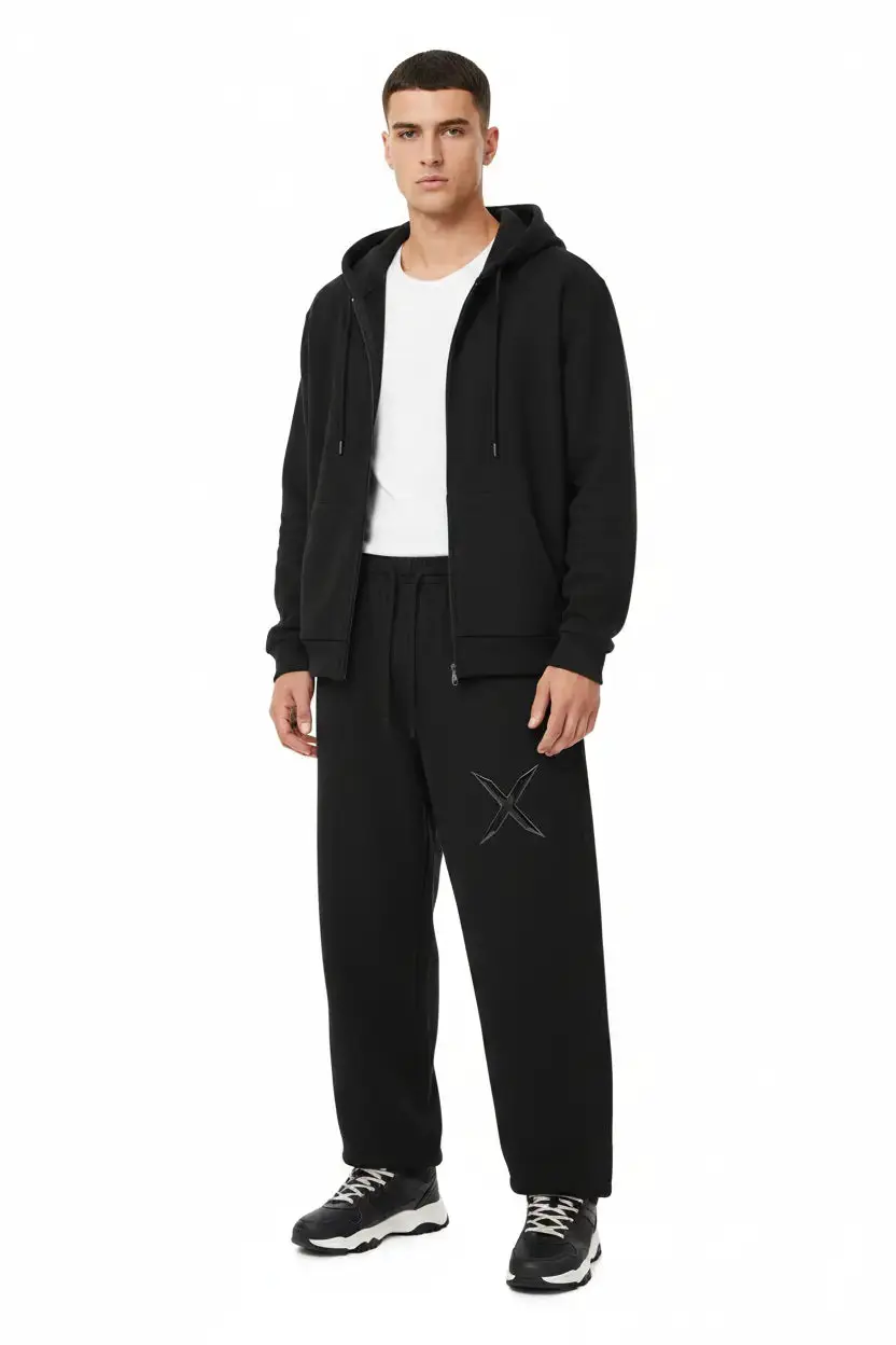 Pantalon Barrel Waffle