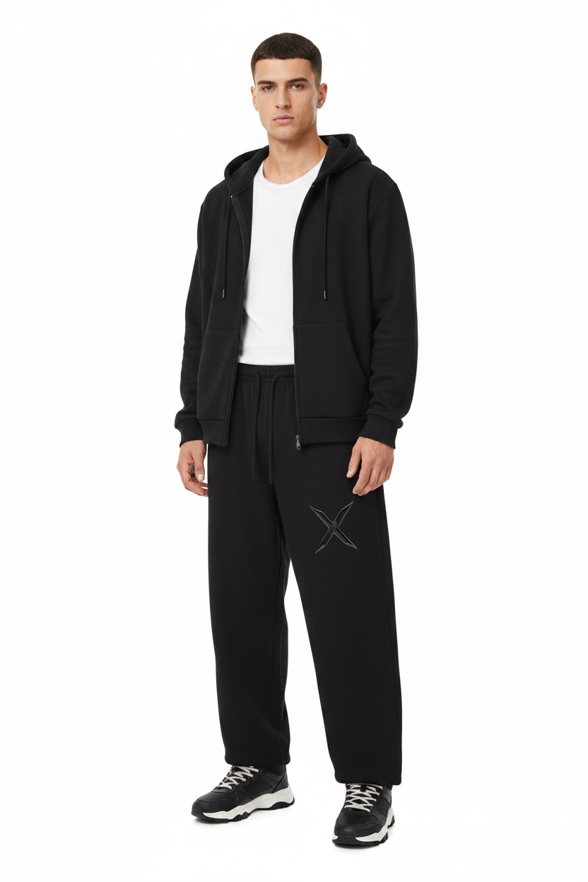 Pantalon Barrel Waffle